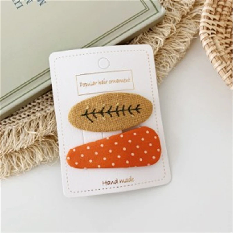 Инс девушка сердце цветок шпилька BB клип челка маленькая свежая волна точка