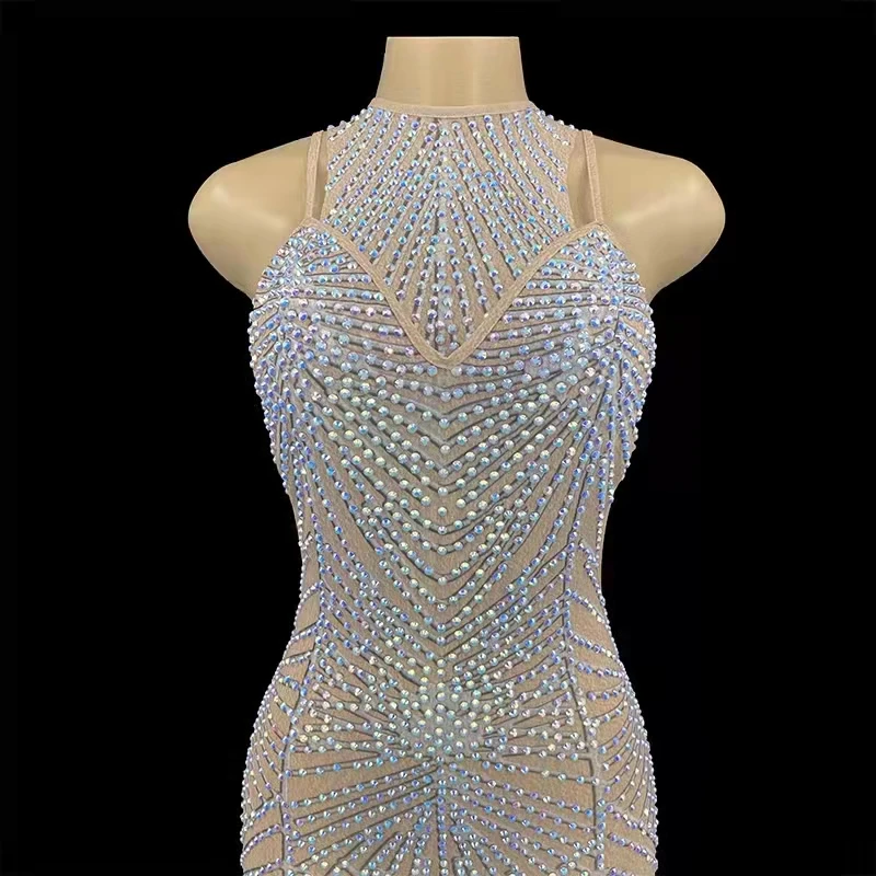 

The latest mature sexy halter top Pearl wrap-around short skirt