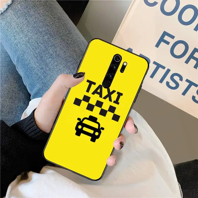 CUTEWANAN такси автомобиль DIY Роскошный чехол для телефона чехол-накладка Redmi Note 8 8A 7 6