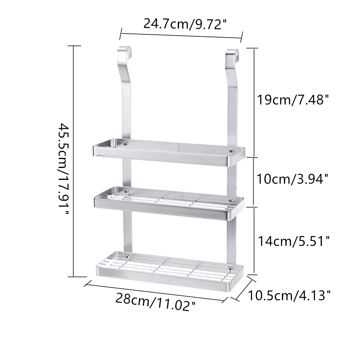 

Stainless Steel Kitchen Organizer Multifunction Dish Drying Rack Wall Hanging Storage Holder Tableware Shelf Drainer 8 Types