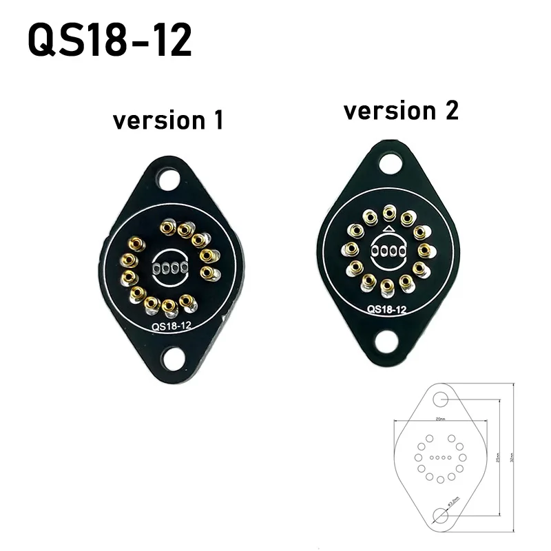 Nixie трубка держатель розетка конвертер адаптер штекер для IN-14 IN-12 IN-18 IN-8-2 QS18-12 IN-8