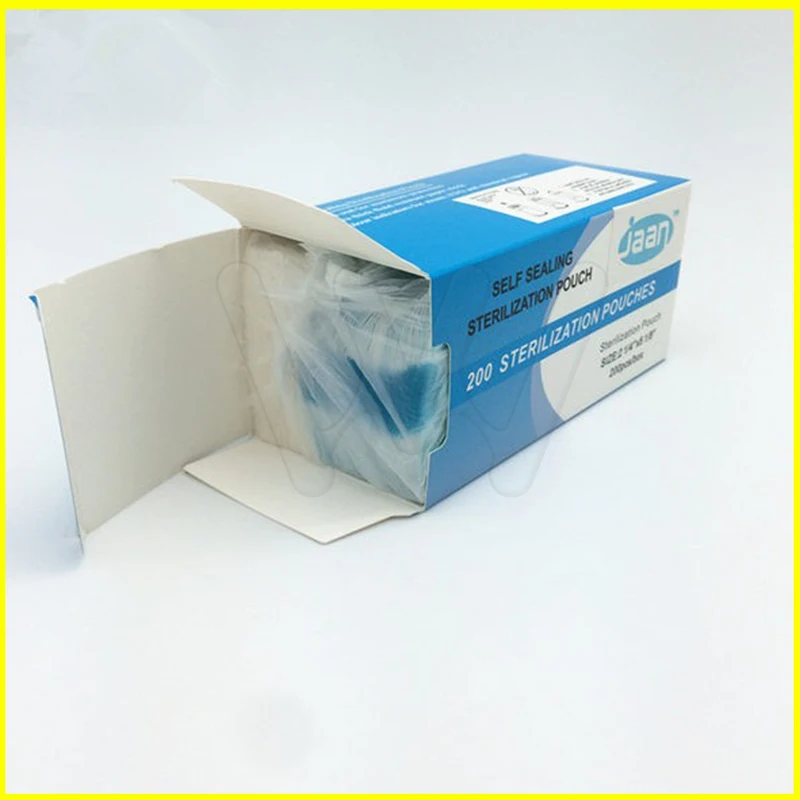 Free shipping 200pcs/box Dental Self Seal Autoclave Sterilization Pouch 57*130mm | Consumable