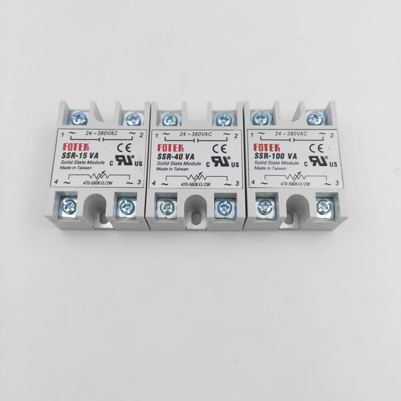 Твердотельное реле SSR 40VA 10VA 15VA 25VA 50VA 60VA 75VA 80VA 100VA 470 560k Ohm TO 24 380VAC регулятор