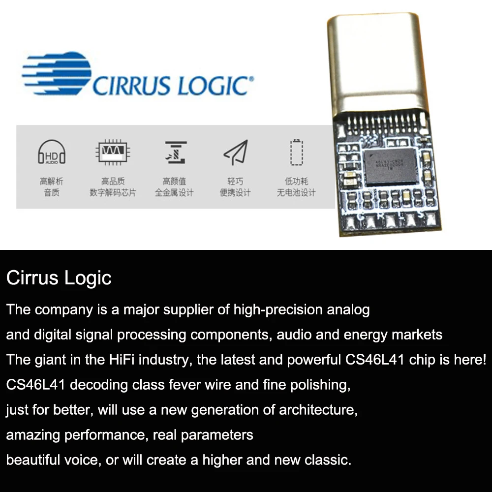 cs46l41 converter type c to 3 5mm hifi digital earphone amplifier decoding dac audio adapter wire for ipad android win10 call free global shipping