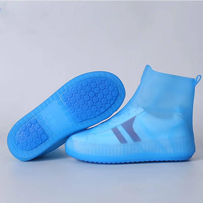 TPE Shoe Covers Reusable Waterproof Shoe Cover Accessories for Shoes Non Slip Light Weight Cycling Waterproof Shoe Covers