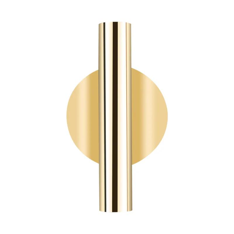 

Creative wall flower ware Nordic style wall flower tube vase gold non perforated living room wall decoration Pendant