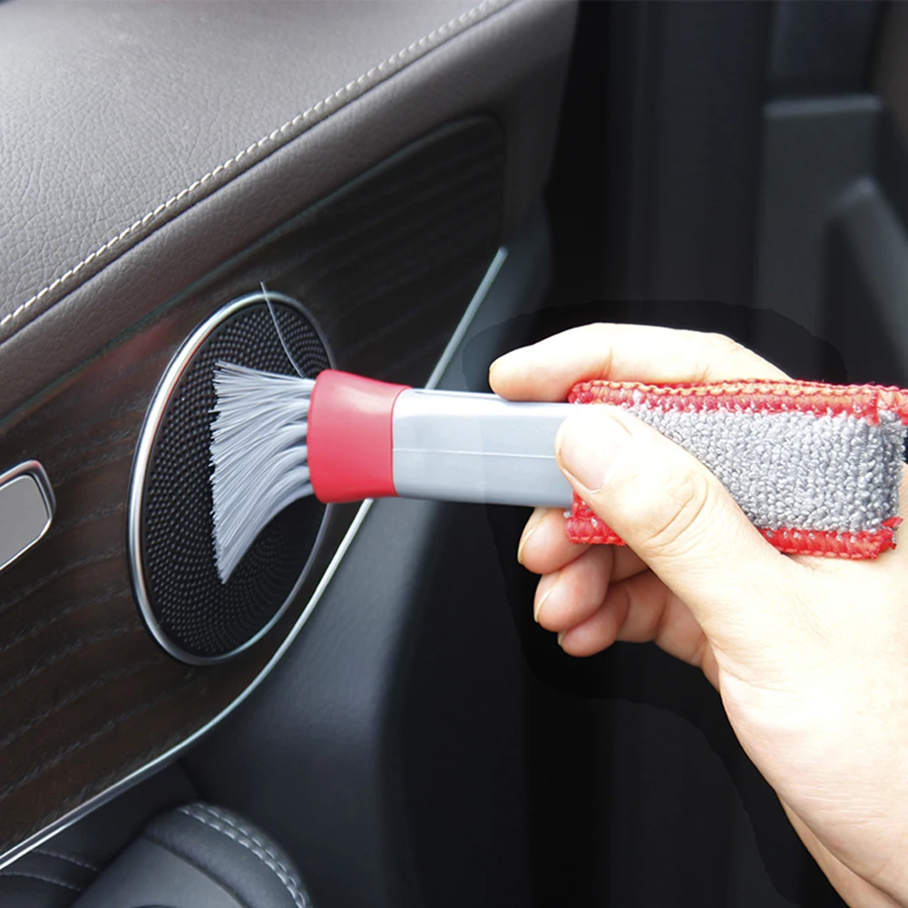 

Two-color Double Ended Car Air Conditioner Vent Slit Cleaning Brush Clean Brush Dust Household Dust Brush Keyboard Duster Brush