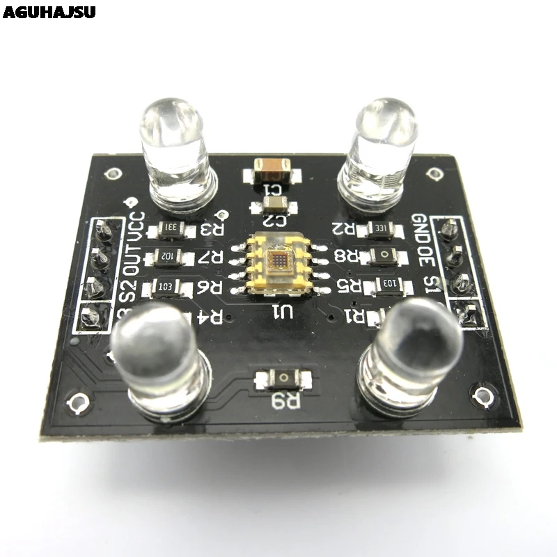 Датчик распознавания цветов TCS230 TCS3200 модуль для arduino сделай сам вход постоянного