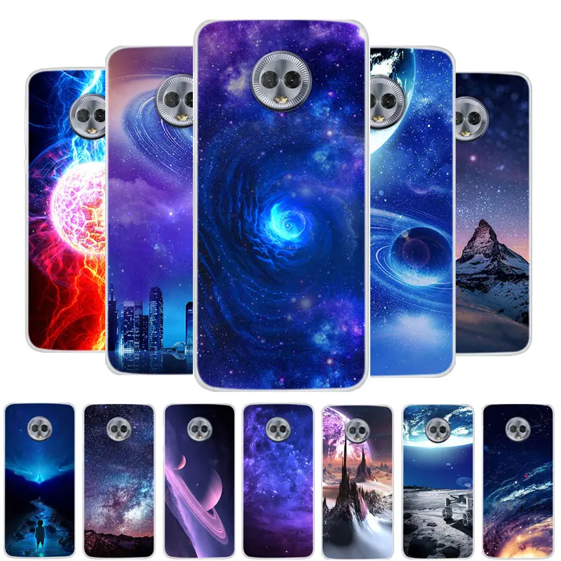 Для funda Moto G6 Play чехол силиконовый мягкий ТПУ для телефона Motorola G6Play Space Para G 6 Plus