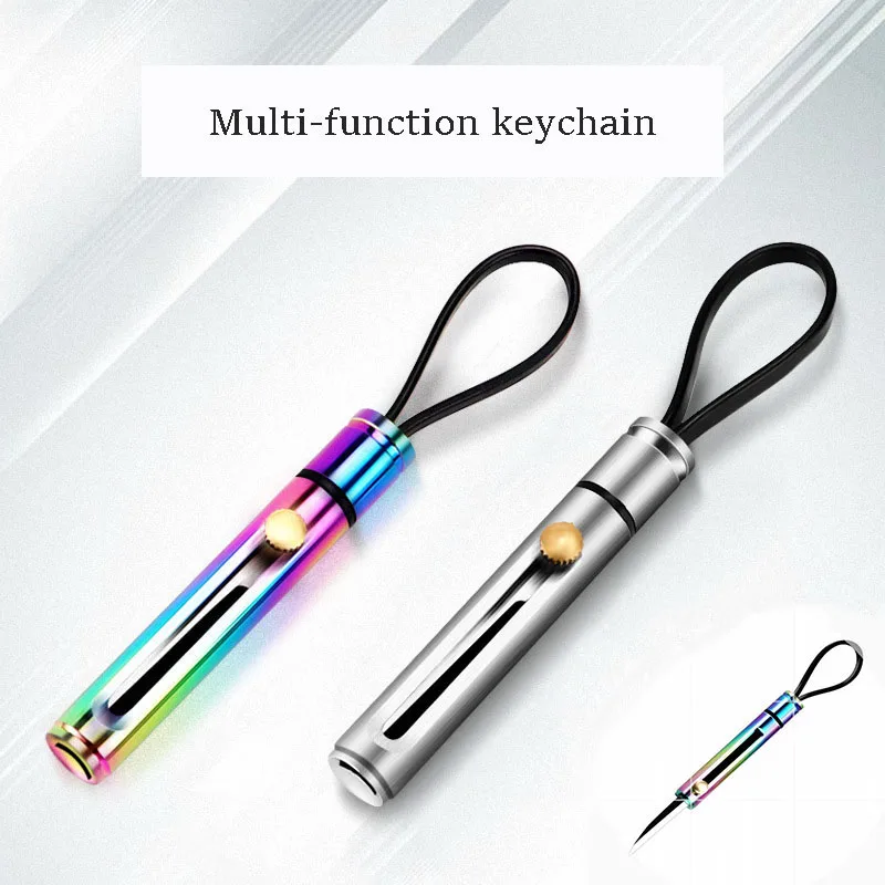 

Keychain For Car Keys Self-Defense Friends For Men Women Portable Multifunctional Keychains Demolition Express Key Chain Keyring