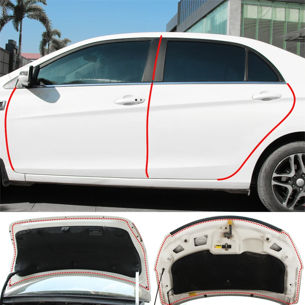 Car Door Seal Z Type Noise Insulation Strip for Audi A1 A2 A3 A4 A5 A6 A7 A8 Q2 Q3 Q5 Q7 Q8 S3 S4 S5 S6 S7 S8 TT TTS RS3-RS6 | Автомобили