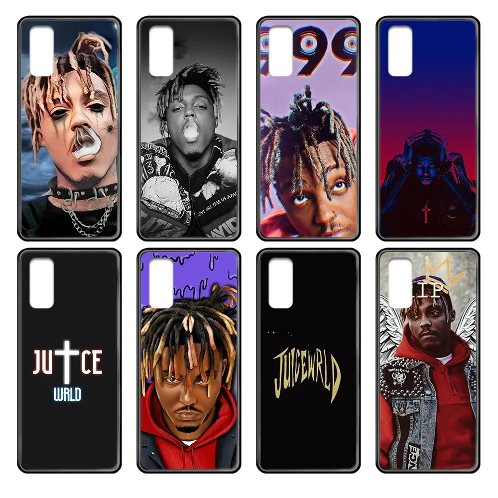 Q16 Juice WRLD Rapper art shell bumper black Phone case For Samsung Galaxy J S 1 2 3 4 5 6 7 8 9 10 Ace Prime Plus Lite Edge | Мобильные