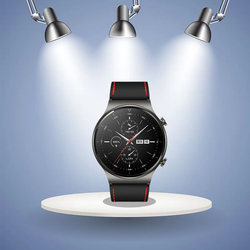 Кожаный ремешок для HUAWEI Watch GT 2 Pro GT2 2e 46 мм браслет samsung gear S3 frontier galaxy watch3 45