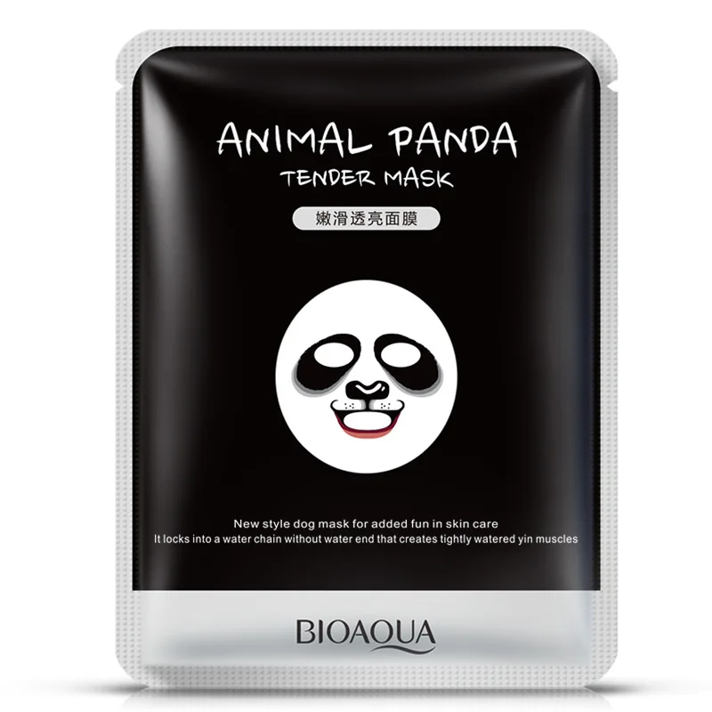 

1PCS BIOAQUA Panda Animal Moisturizing Face Facial Mask Fresh Oil Control Hydrating Whitening Blemish Sheet Face Mask