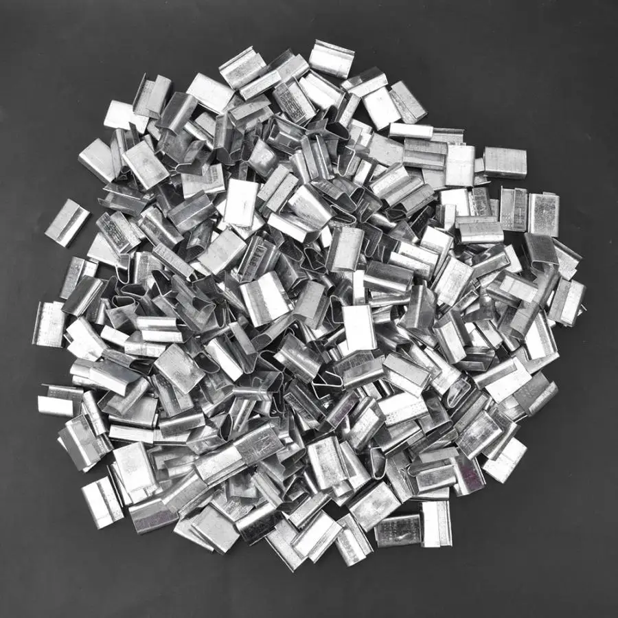 300 шт. полуоткрытые оцинкованные стальные обвязочные уплотнения для мебели с