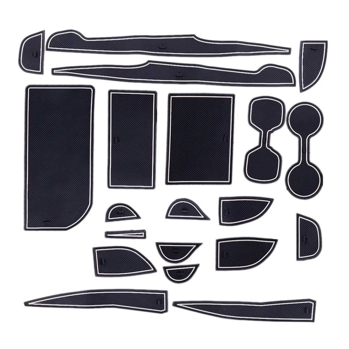 

Автомобильный коврик для подстаканника, коробка для хранения, подкладка для дверной консоли, Комплект прокладок для гнезда двери, резиновы...