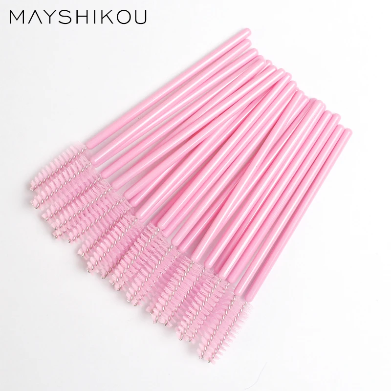 MAYSHIKOU 50 шт. щеточка для ресниц очиститель одноразовая тушь Накладные ресницы