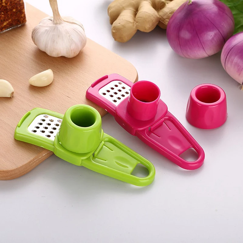 

Colorful Garlic Press Practical Slicer Cute Peeler Cutter Cooking Tool Kitchen Gadget High Quality Stainless Steel Slicer