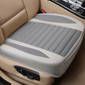 car seat coverflax cushion seasons universal breathable for most four door sedansuv ultra luxury car seat protection free global shipping