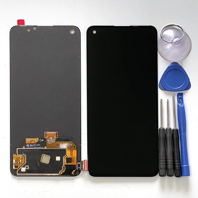 Pantalla LCD Amoled Original de 6,43 pulgadas para Oppo Realme GT 5G/Master, digitalizador de Panel t&aacute;ctil para Realme GT Neo Flash Neo, Marco LCD-1