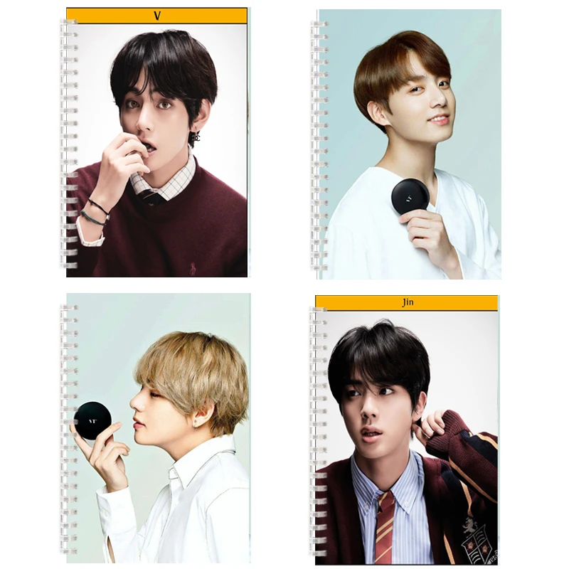 

Army Bomb Notebook Sketch Book Memo Blank Page Kpop Boys V JUNG KOOK Poster JIMIN RM SUGA JIN J HOPE K-pop Album Love Yourself