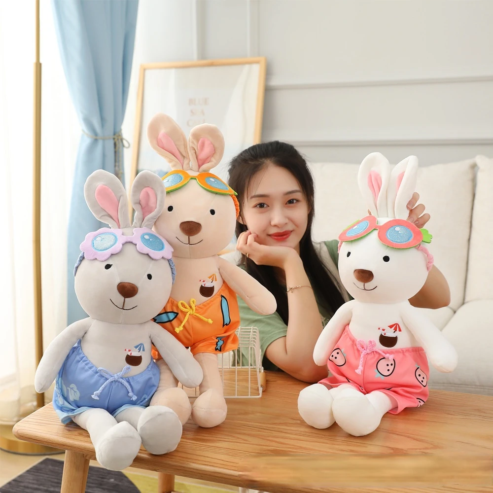 

Plush toys, beach rabbits, pillows, white rabbits, dolls, birthday gifts for children, bed dolls.