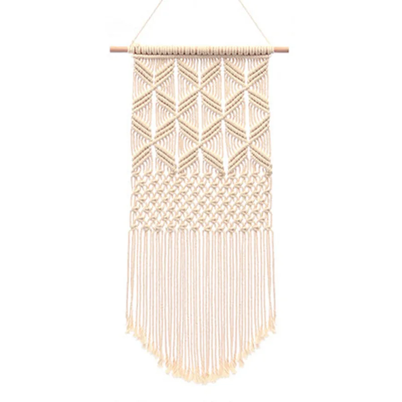 

Ins Nordic Home Wall Hanging Decoration Dreamcatcher Bohemian Woven Handmade Tapestry Headboard Bedroom Boho Decor Accessories