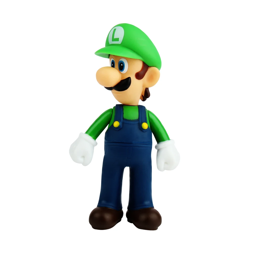 Фигурки супер Mario Bross Luigi ПВХ 13 см игрушки для детей вечерние подарок на день