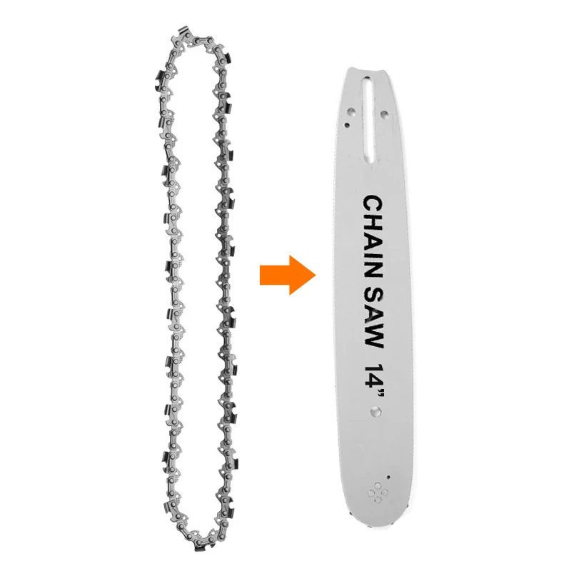 2 шт./компл. 14 дюймовая цепная пила цепной привод шаг звеньев 52 ссылка 3/8LP 050 датчик