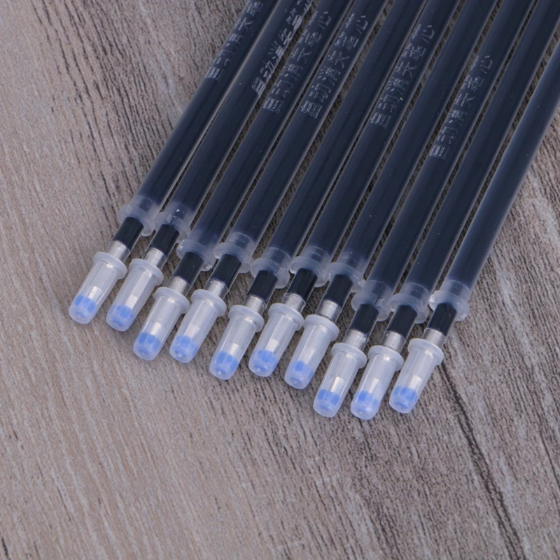 

10 Pcs Ink Disappear Invisible Slowly Gel Pen Refill Blue 090F