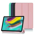 Чехол-книжка QIJUN для Samsung Galaxy Tab S5e 10,5 ''2019, чехлы для S5E T725, магнитные Чехлы для телефона, умный кожаный чехол