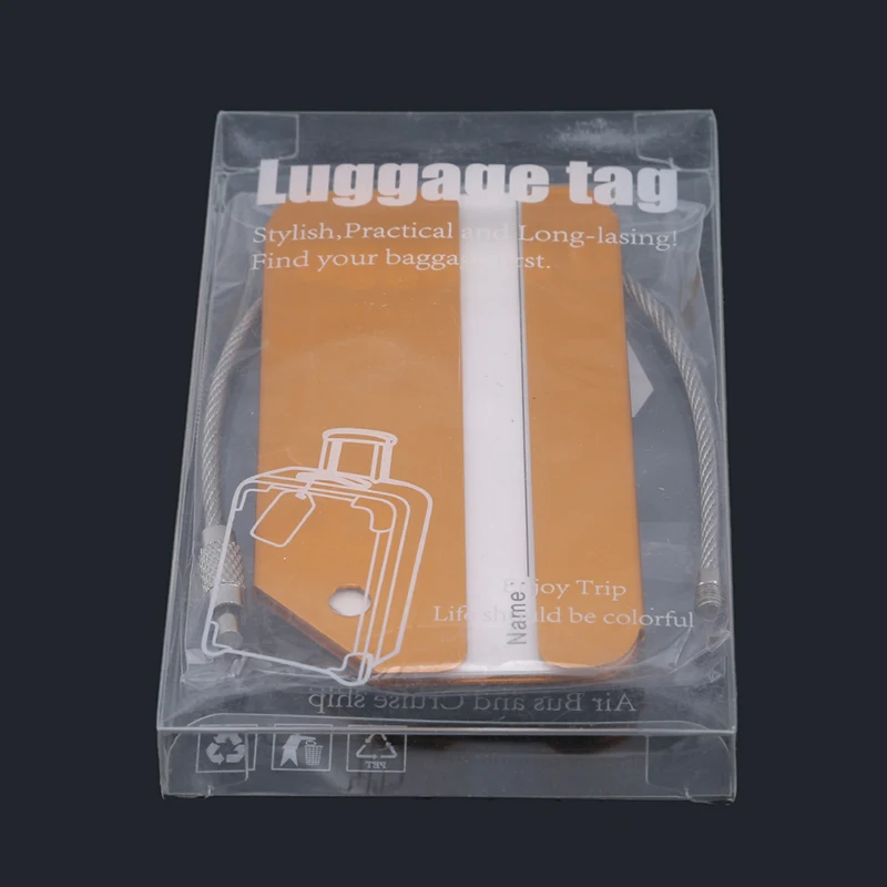 

2020 Aluminium Alloy Luggage Tags Baggage Name Tags Suitcase Address Label Holder Travel Accessories Drop Shipping
