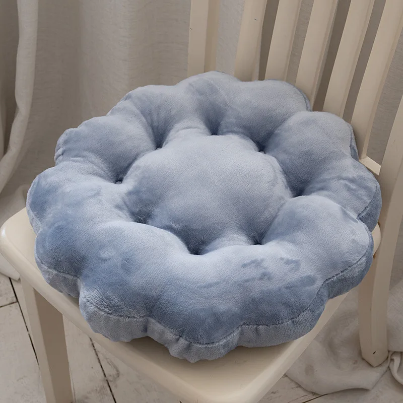 Утолщенные круглые подушки с фиксированным штифтом мягкие и удобные фланелевые