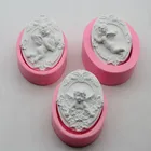 Форма для мыла, силиконовая, в форме ангела, для изготовления свечей, ароматический гипсовый