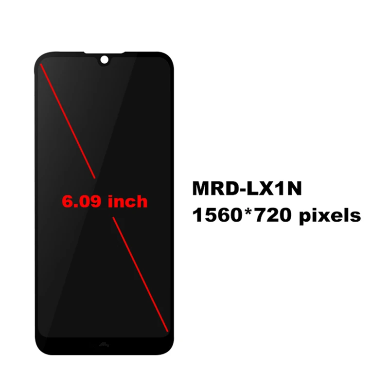 ЖК дисплей с рамкой для Huawei Y6 2019 сенсорный экран дигитайзер в сборе Prime Pro Honor 8A