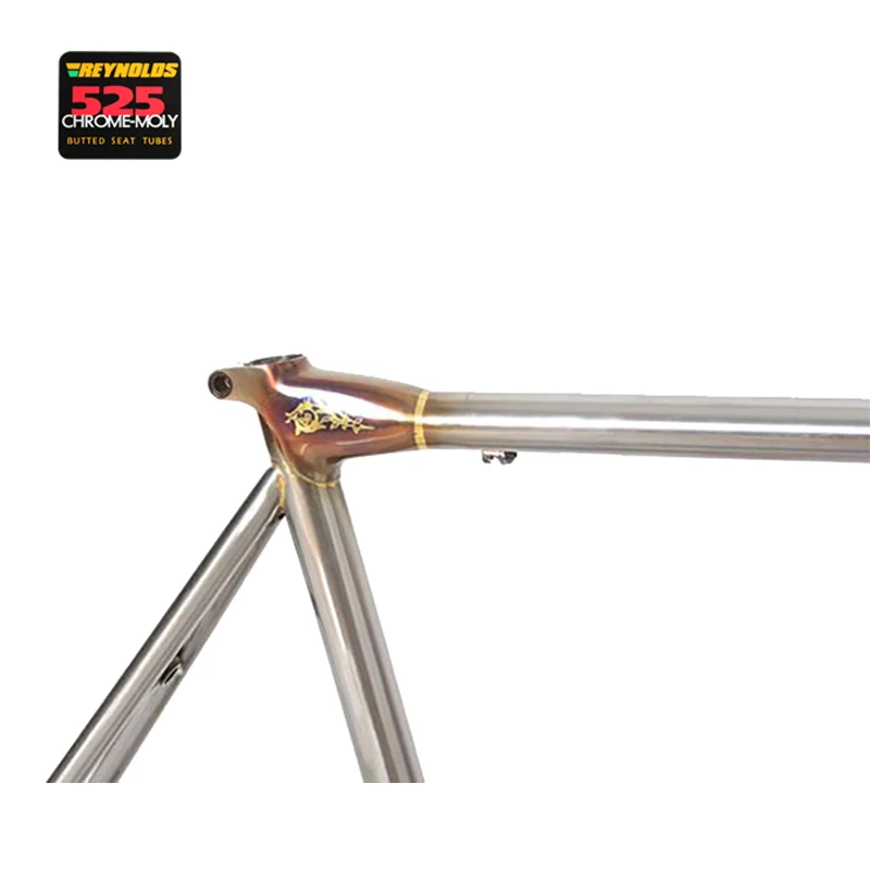700C шоссейная велосипедная Рама Индивидуальный размер хромированная медная