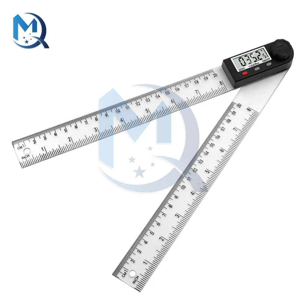 

Угломер цифровой с ЖК-дисплеем, 0-200 мм, 360 градусов, электронный Гониометр для деревообработки, Инклинометр для рисования, измерительный инс...