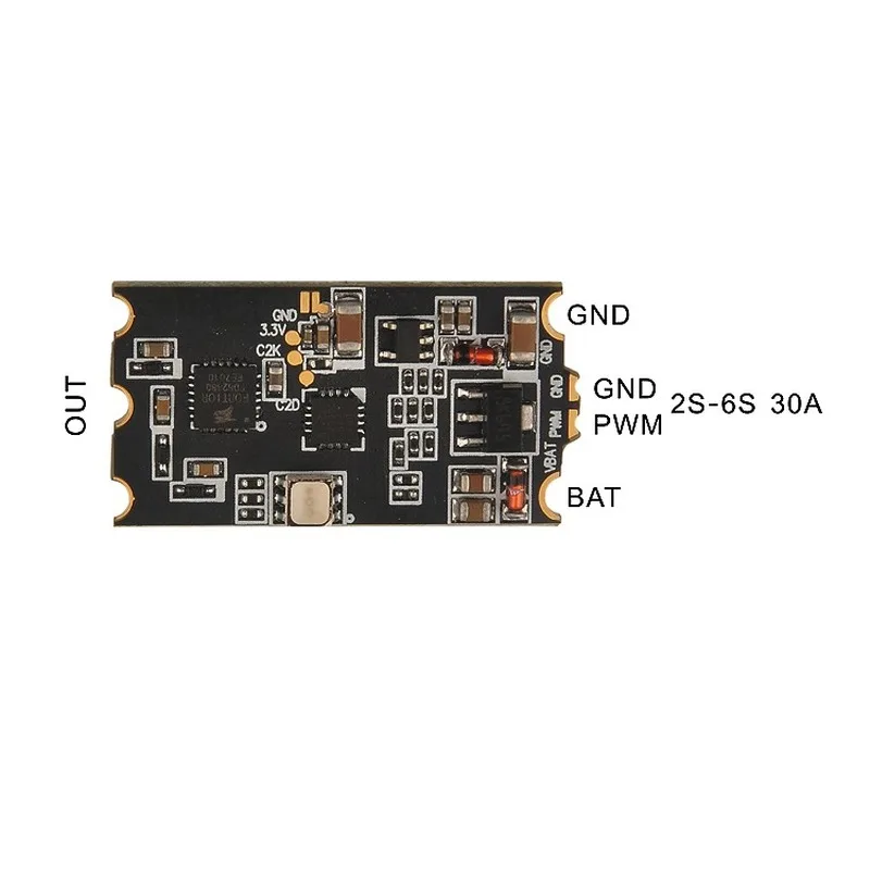 BS30D 30A 2 6S бесщеточный ESC со светодиодной RGB подсветкой blheli _ S Dshot для FPV гоночного