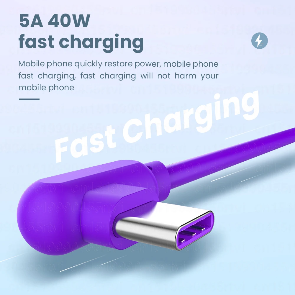 Кабель USB Type-C для быстрой зарядки 5 А 3 0 | Мобильные телефоны и аксессуары