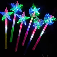 star shape light up stick led concert party decorative glowing wands rod gift new kids educational toys for chhildren gift