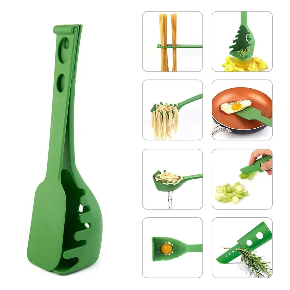 8 in 1 Cookware Kitchen Cutter Measuring Turning Straining Spatula Turner Tool Nylon Material Easy to Clean | Дом и сад