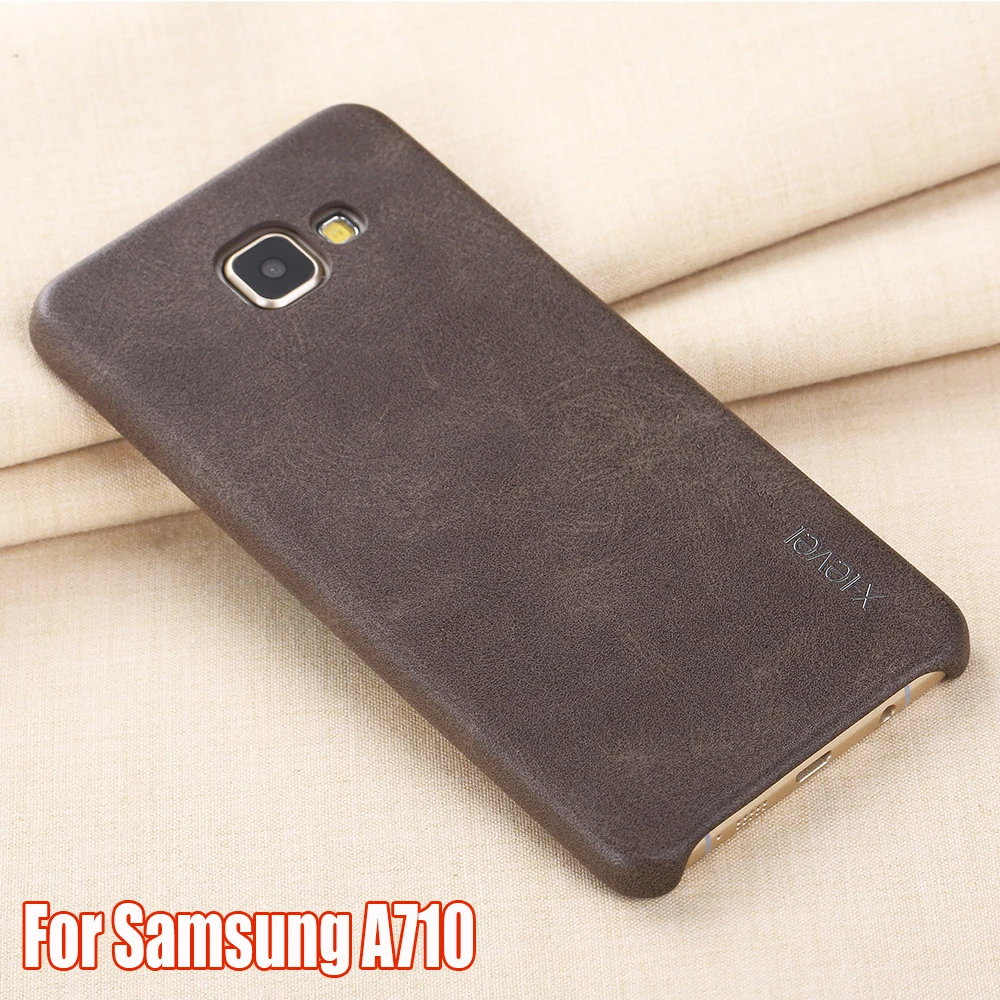 X-Level Vintage Leather Case For Samsung Galaxy A7 2017 A720F/DS Cases Back Cover 2016 A710F/DS Dual Sim Coque |