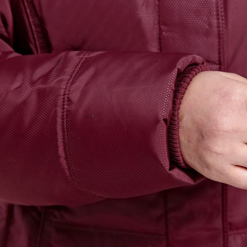 Женский пуховик с капюшоном зимняя утепленная куртка на утином пуху большие