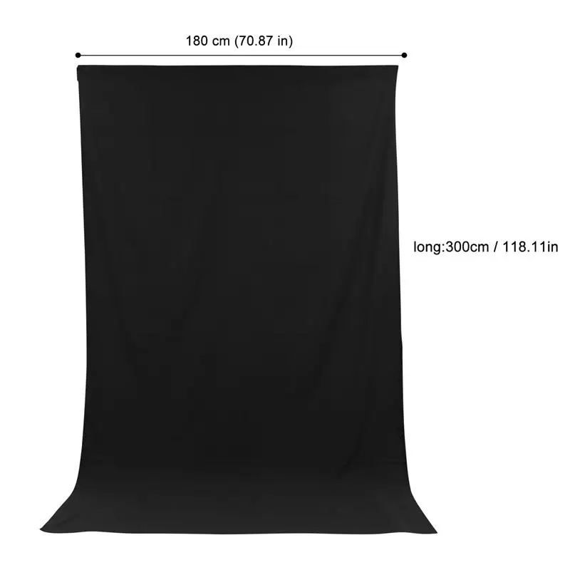 Studio Backdrop with 4PCS Backdrop Clips Washable Photography Backdrop