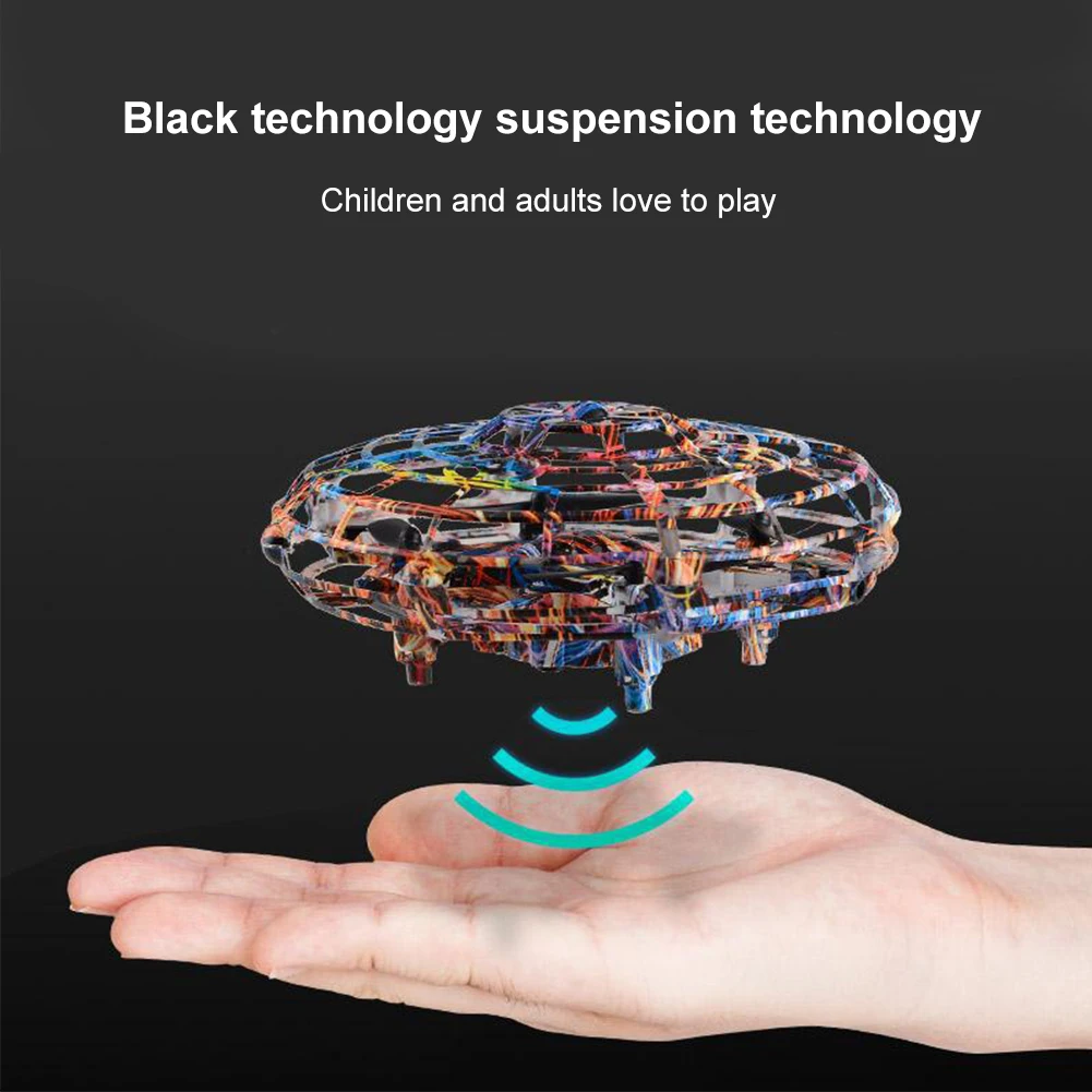 Самолет мини Дрон ABS самолет инфракрасный индукционный Безголовый режим RC