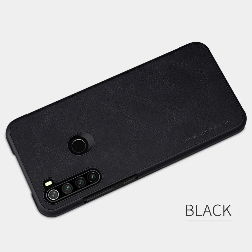 Для Xiaomi Redmi Note 8T 8 7 6 Pro Чехол Nillkin Qin Флип кожаный чехол Роскошный чехол для телефона для Xiaomi Redmi Note 8T 8 7 6 Pro Чехол