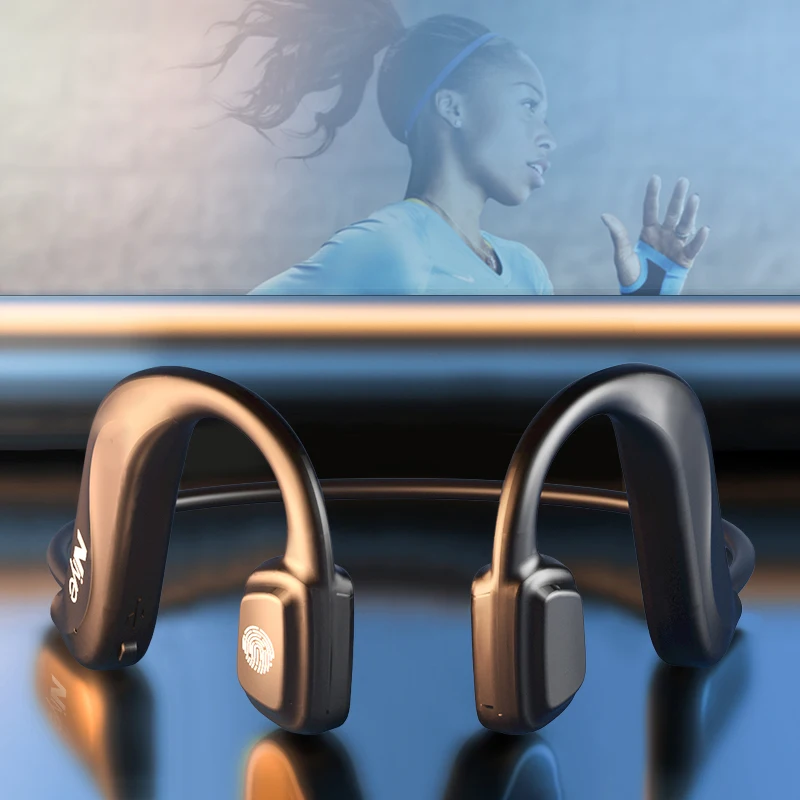 TWS настоящие беспроводные наушники в форме костной проводимости Bluetooth спортивные