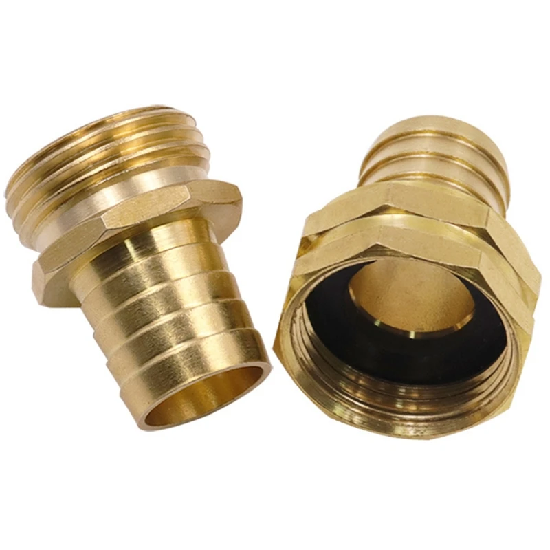 

3/4" Garden Water Pipe Joint Brass Hose Joints Male Connector Fitting for Car Washing Watering Flowers