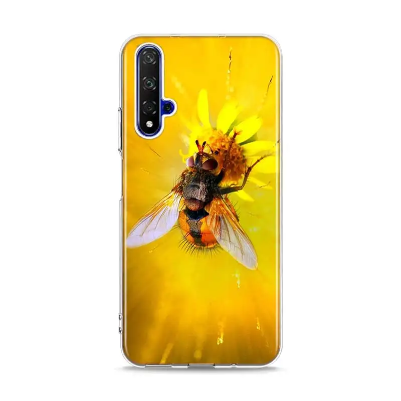 Силиконовый чехол из ТПУ с золотыми сотами honey bee для huawei Honor 10i 9X8X20 10 9 Lite 8 8A 7A 7C Pro Lite чехол для телефона - Цвет: Style 02