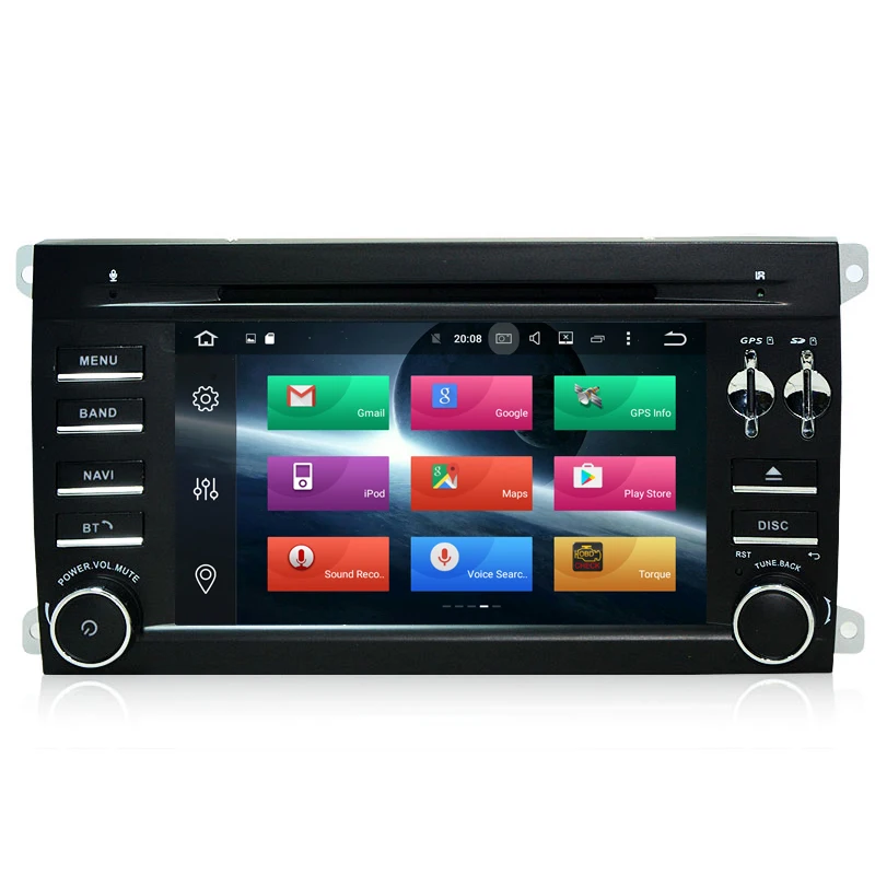 Android 9 0 64-разрядный 4 Гб RAM 32G автомобильный dvd-плеер для Porsche Cayenne 2002-2009 gps Навигация